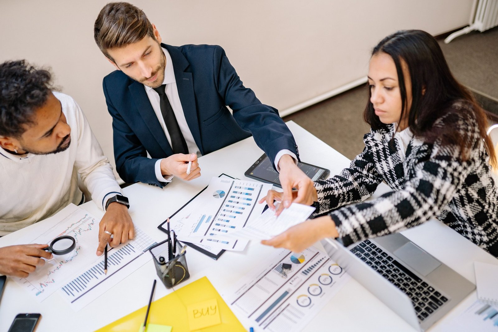 Business team planning a growth strategy